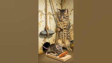 Mèo bị chuột cắn 😂😂😂  #cat #funny #cute