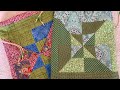 Bloco de Patchwork - Saquinho de tecido  # 1