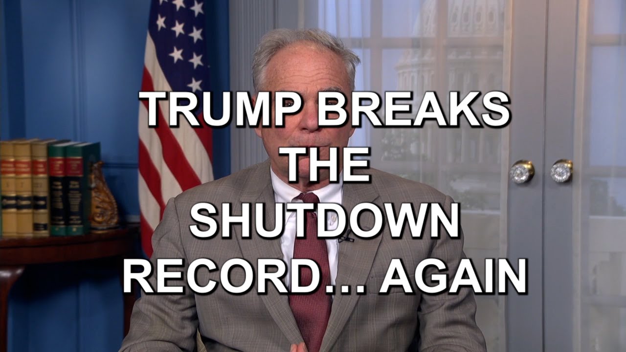 Трамп побил собственный рекорд по приостановке работы правительства