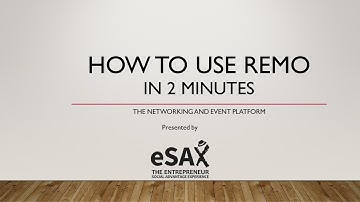 How to use Remo in two minutes and become a virtual event master