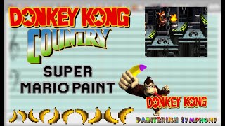 Donkey Kong Country - Fear Factory - Super Mario Paint #DonkeyKongPaintbrushSymphony