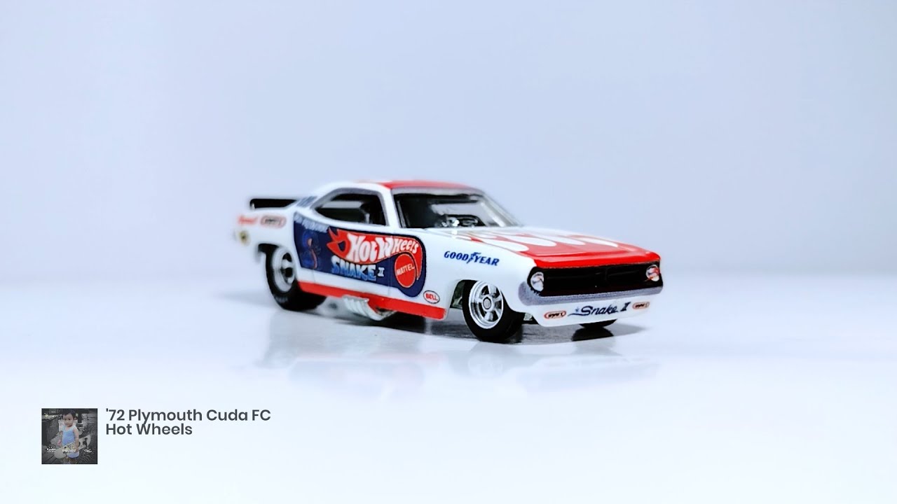 72 PLYMOUTH CUDA FC (Team Transport) Premium Hot Wheels Diecast