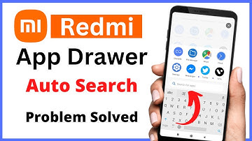 Redmi App Drawer Search Problem | how to disable open search after opening app drawer in redmi