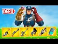 J'ai TENTÉ le *CAPTAIN AMERICA* Challenge sur FORTNITE !