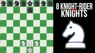 How many KNIGHTS are needed to defeat 8 KNIGHT-RIDERS?