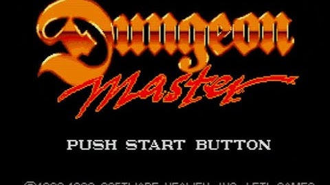 Dungeon Master - Super Nintendo Entertainment System - Intro & Title Screen