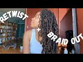 LOC Retwist 🤝 Braid Out  | 2 in 1 🍒