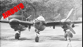 P-47 & P-38 Fighter Escort Launch  - The Thunderbolts: Ramrod To Emden (1943)