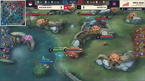 DAY 2 MSC 2021 Game 1 Bigetron Alpha VS Impunity KH
