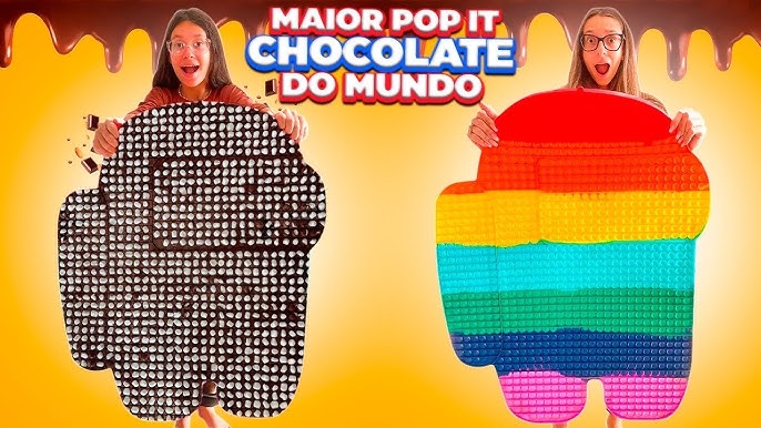 POP IT CHALLENGE COM FIDGET TOY GIGANTE - COMPRAMOS DOIS POP IT