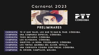 Carnaval de Córdoba 2023 - 3ª Preliminar (02/02/2023)