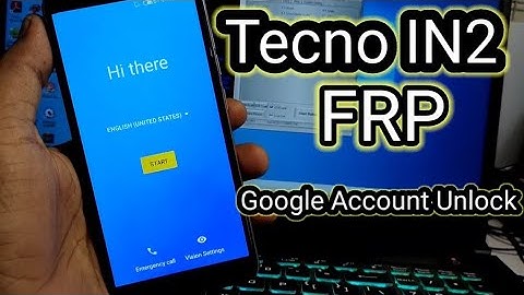Tecno IN2 Frp Unlock Google Account Unlock with miracle