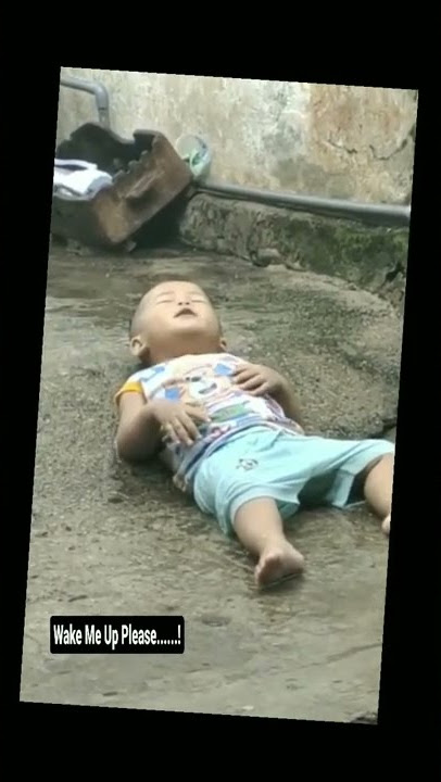 Lucu Banget, Bocah Menikmati Tetesan Hujan Di Wajahnya Penuh Penghayatan #hujan #healing