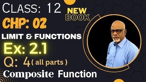Class 12 Mathematics  | new book| Composite function | Ex 2.1 Q 4 ( all parts ) | Hindi