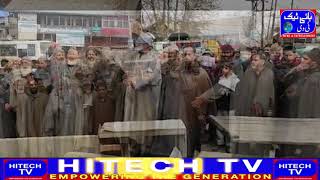 Shangus Anantnag Residents Protest Over Unscheduled Power Supply
