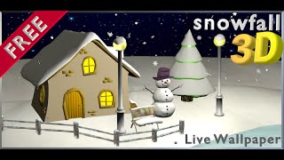 Snowfall 3D - Live Wallpaper (video demo) screenshot 4