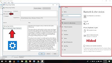 How to Hide Specific Pages of Settings App in Windows 10 PC 2018