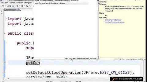 Universidade XTI   JAVA   077   GUI  Eventos e Listeners