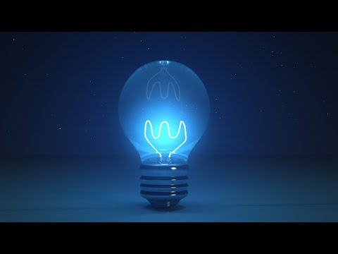 Electric light bulb in Cinema 4D tutorial