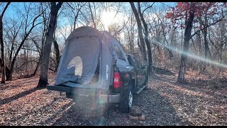 Cold Weather Truck Tent Camping