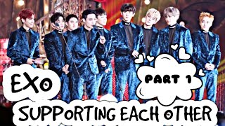 EXO SUPPORTING EACH OTHER SOLO ACTIVITIES PART 1
