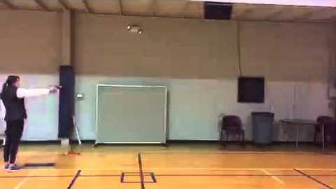 Physics Projectile Motion - slow motion