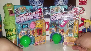 Transformers botbots series 2 backpack bunch 5 pack unboxing