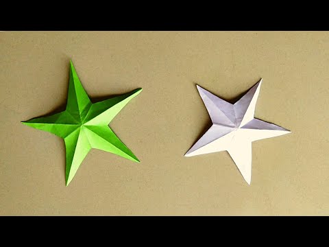 How to Make a Paper Star | કાગળ માંથી સ્ટાર | 3D Paper Star | Step by Step tutorial