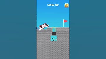 Draw Bridge Puzzle Game Level 159 #shorts