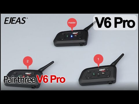 Manual de usuario de auriculares Bluetooth EJEAS V6 V6Pro Helming