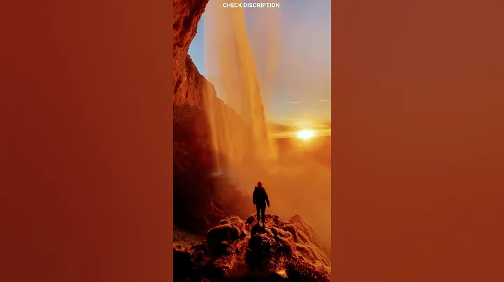 🇮🇸Iceland, Seljalandsfoss Waterfallndsfoss #nature #shorts #iceland