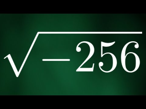 Simplify sqrt(-256)