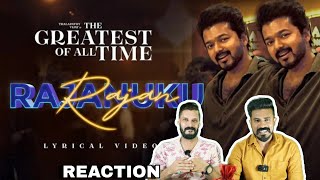 The Greatest Of All Time Song Lyrical Video Goat Reaction Thalapathy Vijay | Entertainment Kizhi