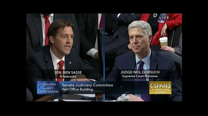 Sasse Questions Gorsuch On The Role Of A Ref Or An...