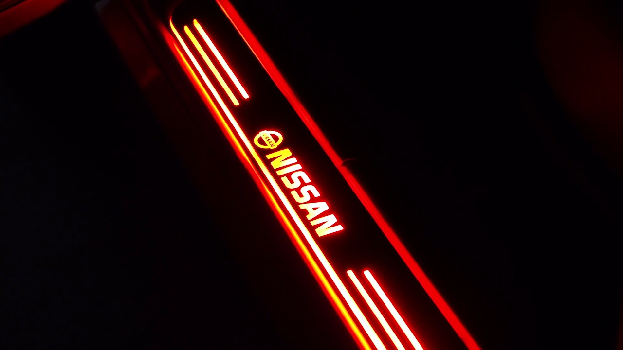 Nissan LED Door Sill YouTube