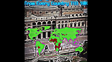 Trying To Get A Sub From Every Country Till 6K,Day 36 #geography #countries #edit #shorts #subscribe