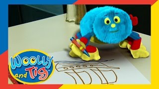 @WoollyandTigOfficial- Museum Of Imagination | TV Show for Kids | Toy Spider