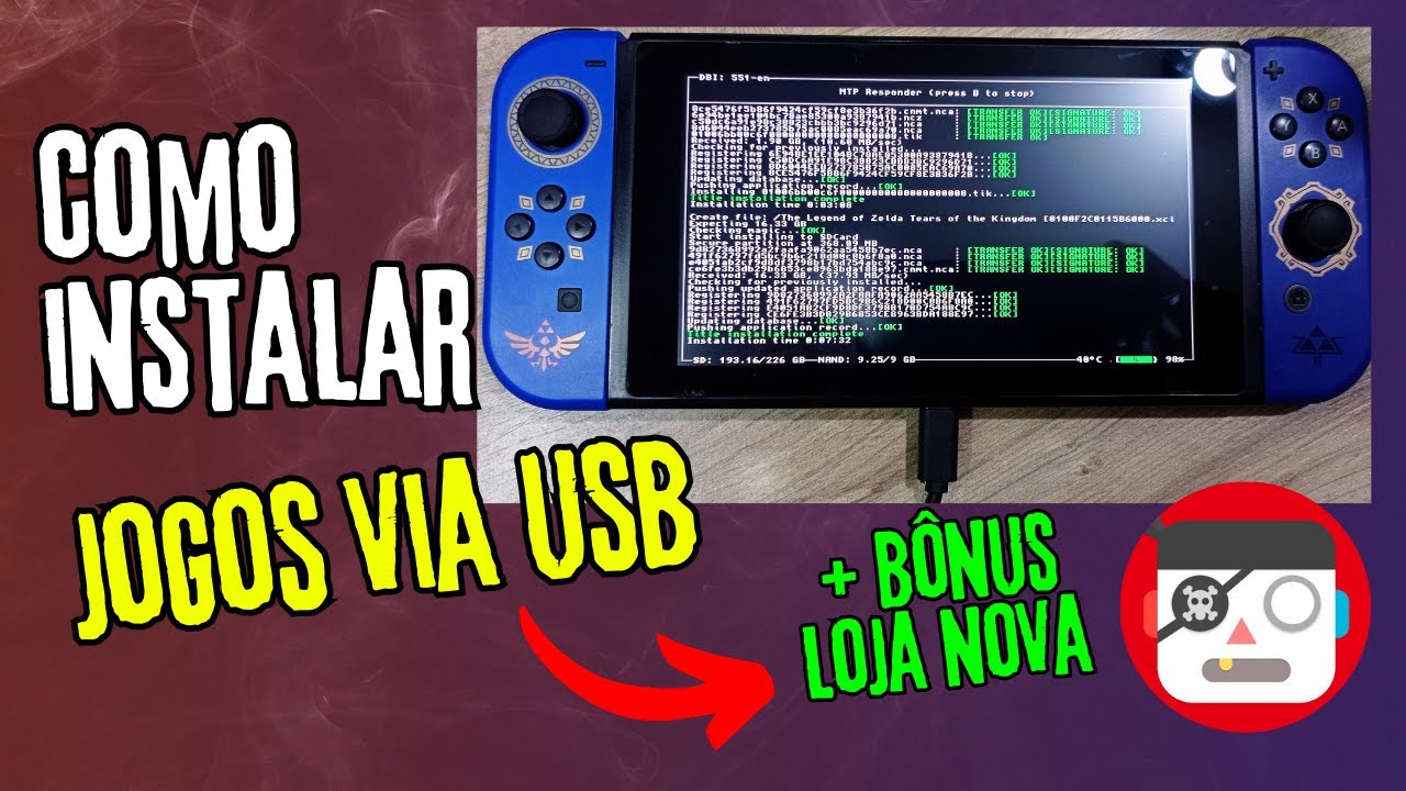 COMO INSTALAR JOGOS VIA USB DIRETO PELO DBI