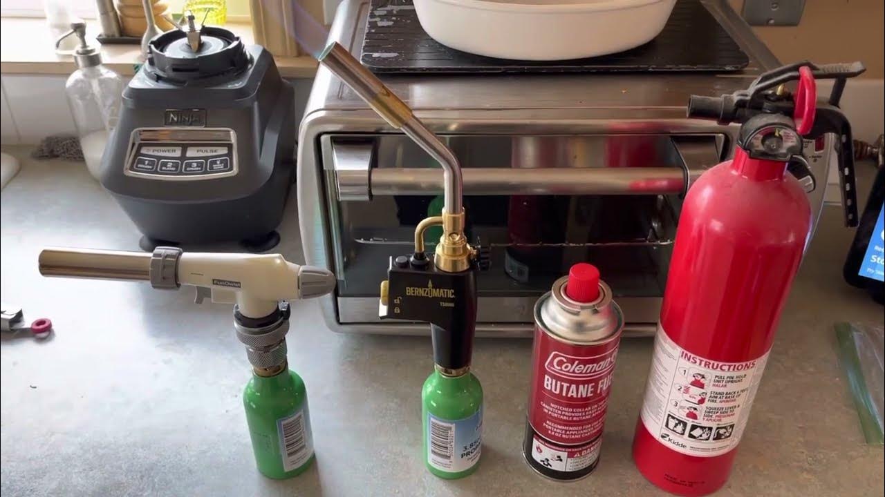 A Butane Culinary Torch Burned Propane for the First Time, and This Was