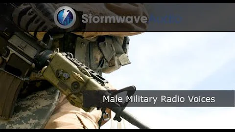 Military Radio Voice Pack 7 (Royalty-Free Sound Effects)