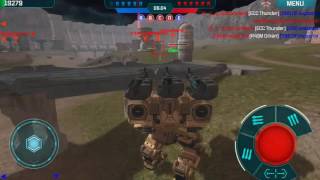 War Robots Intense Battle. Fury With Trident Never Give Up.