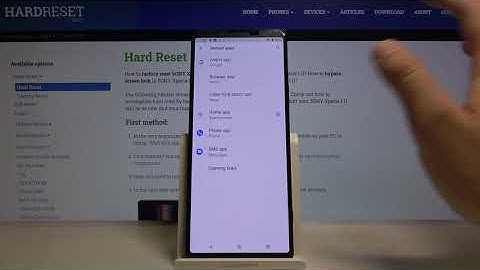 How to Manage Default Apps in SONY Xperia 1 II – Change Default Apps
