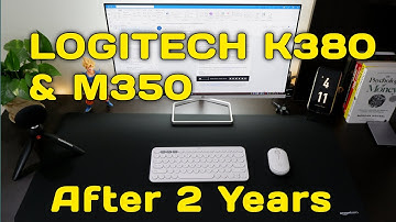 Logitech K380 Keyboard & M350 Mouse Minimalist Setup | 2 Years Later