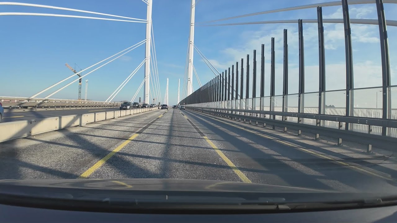 Auf dem Weg von Viersen nach Oberhausen am 1. Weihnachtstag. | 4K UHD 60fps |