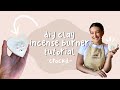 How to make a clay heart face incense burner  the crockd pottery kit