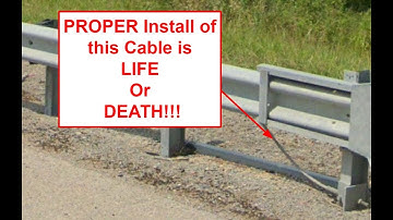 Why Guardrail Cable Anchors are SO Important!!