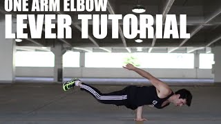 How to Parkour: One Arm Elbow Lever | Tutorial