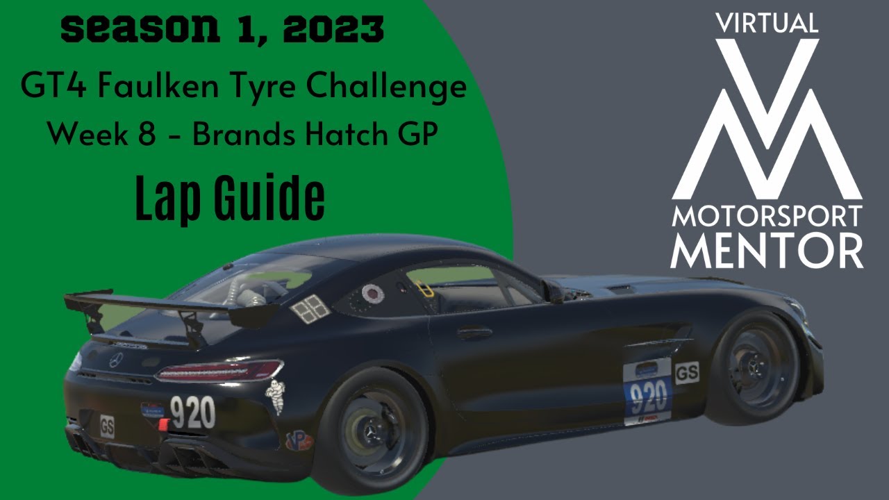 iRacing GT4 Falken Tyre Challenge - Track Guide - Brands Hatch - Week 8 ...