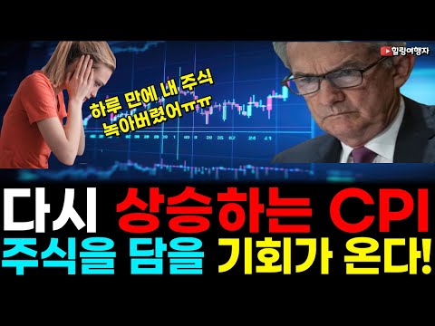 (힐링여행자 미국 주식 브리핑) 미국 CPI 발표로 금리 인하와 상승장의 분위기가 완전히 바뀌었다. 주식을 다시 담을 기회 조만간 올까?