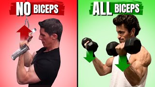 Athlean-X & Mentzer are WRONG! Pull-Downs / Chin-Ups DON’T Work Biceps at Both Ends!! (THIS Does) 💪